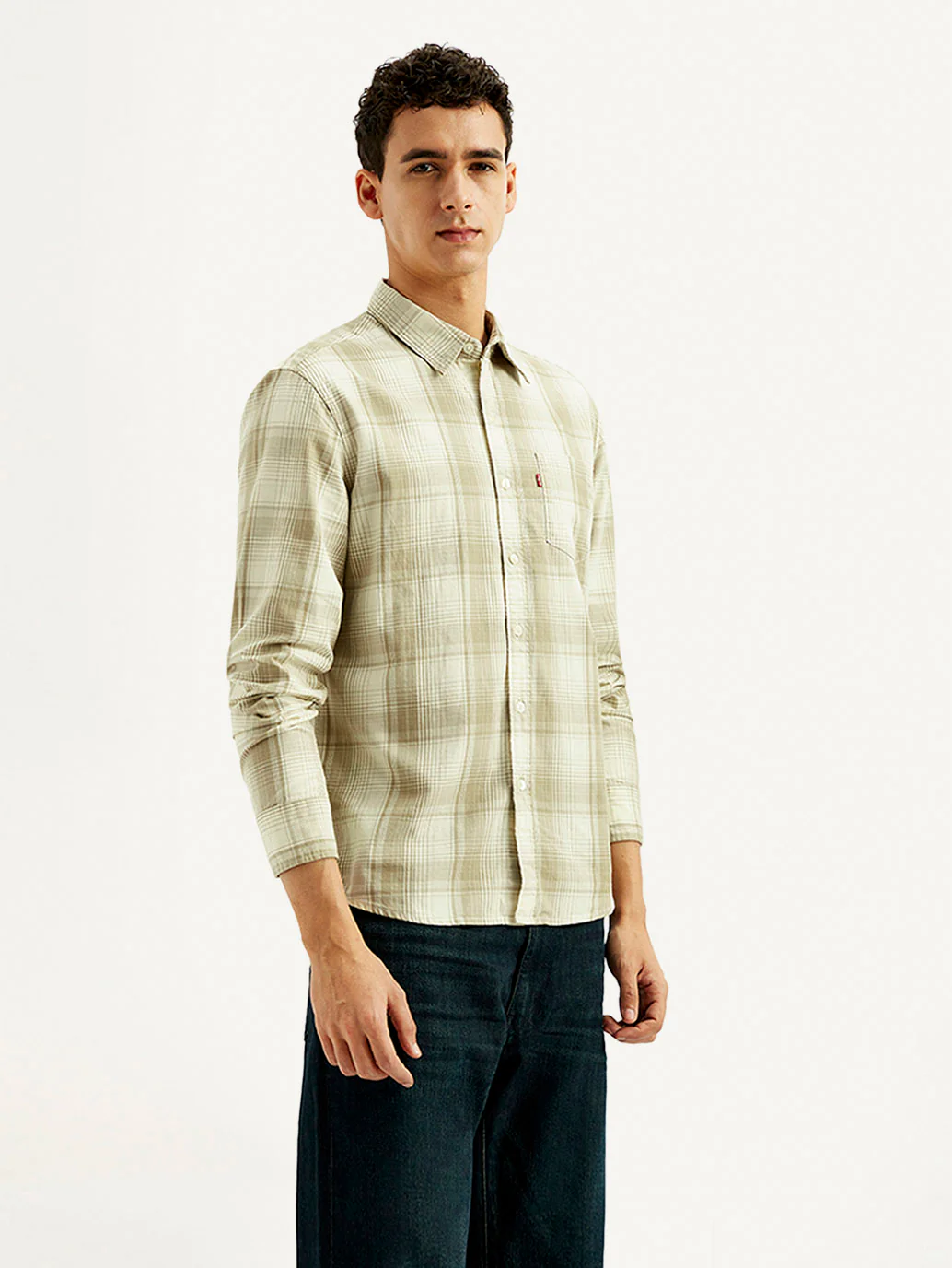 Men's Plaid Slim Fit Shirt - Image 4