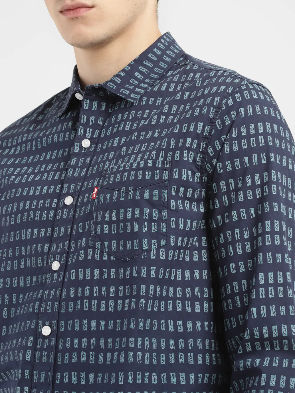 Men's Print Slim Fit Shirt - Image 5