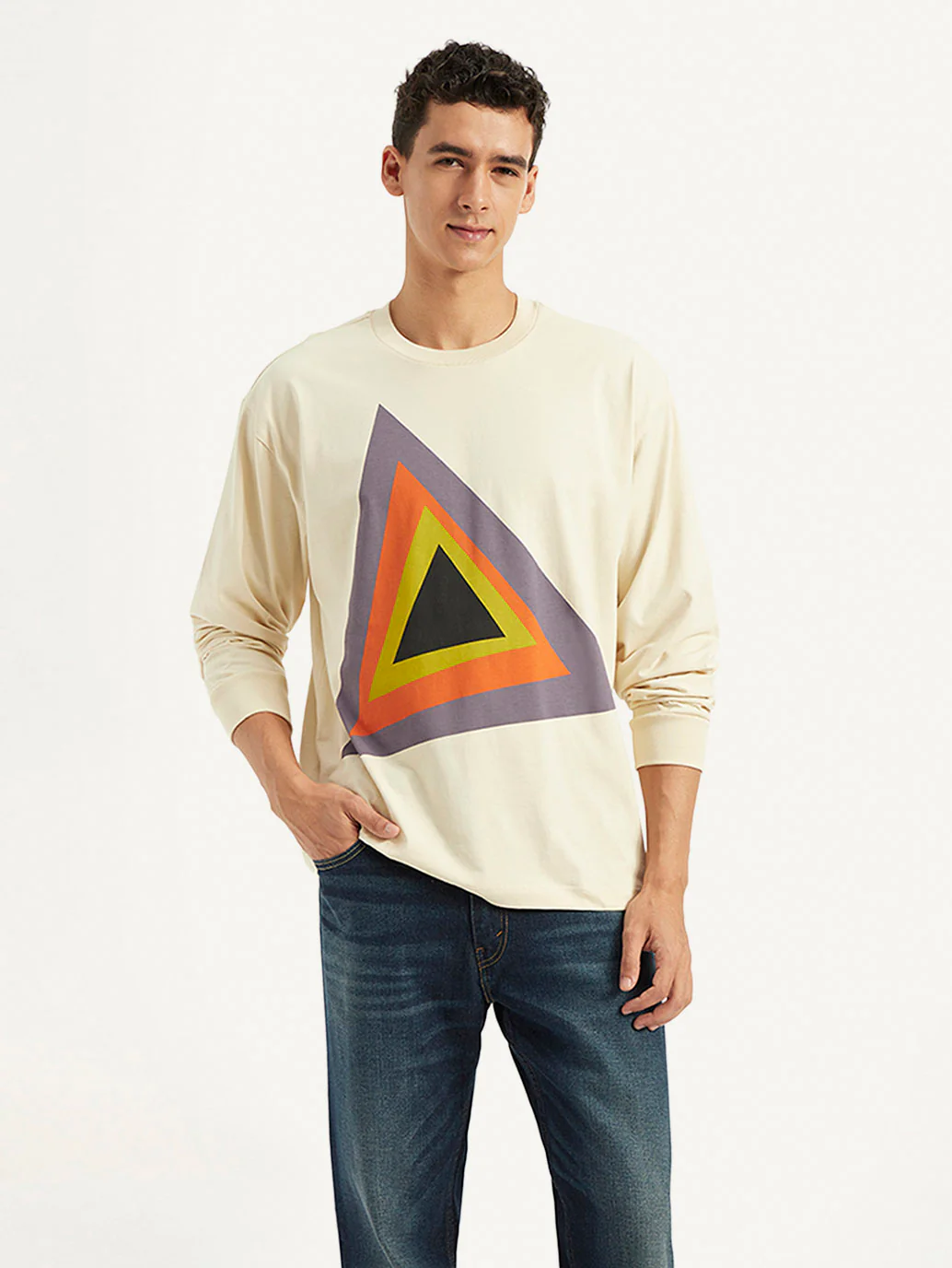 Men's Printed Regular Fit T-Shirt - Image 3