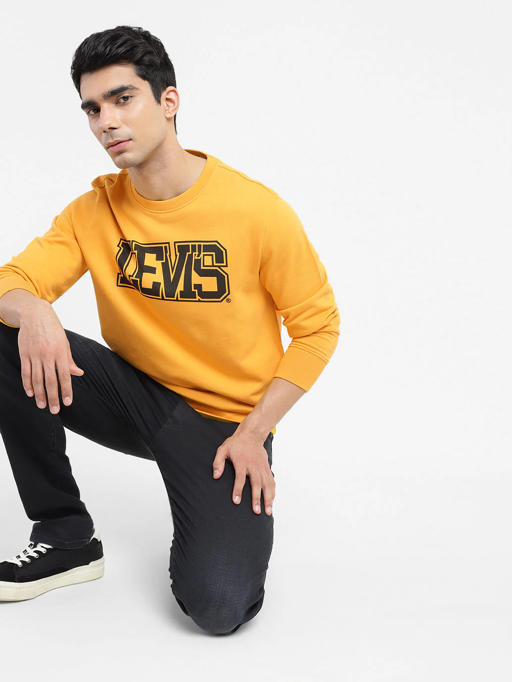 Men's Printed Crew Neck Sweatshirt - Image 2