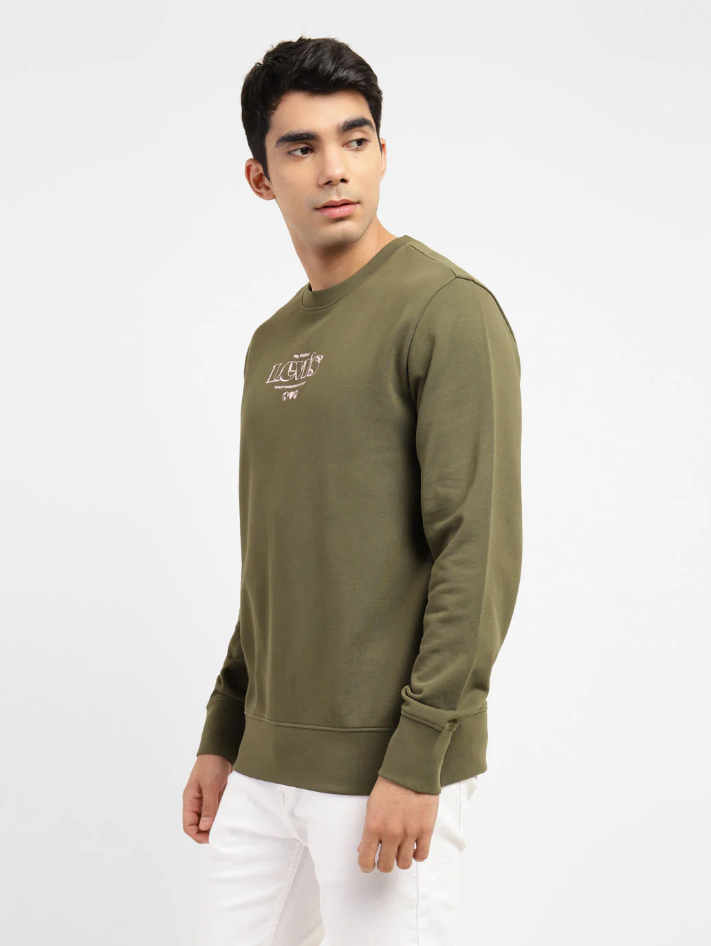 Men's Printed Crew Neck Sweatshirt - Image 4