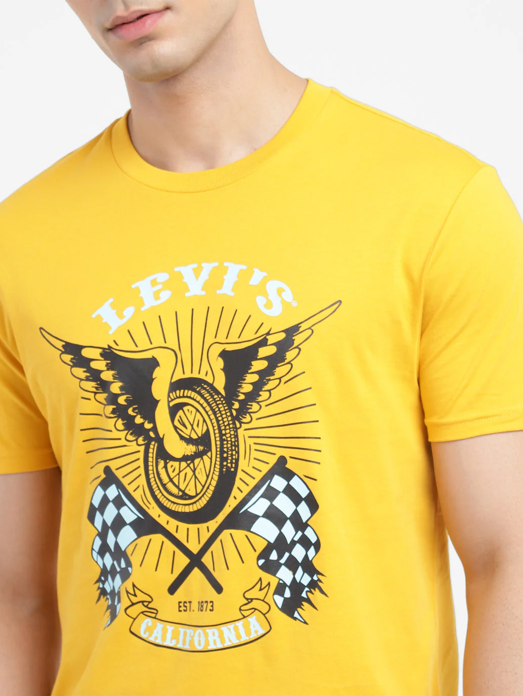 Men's Graphic Print Slim Fit T-shirt - Image 5