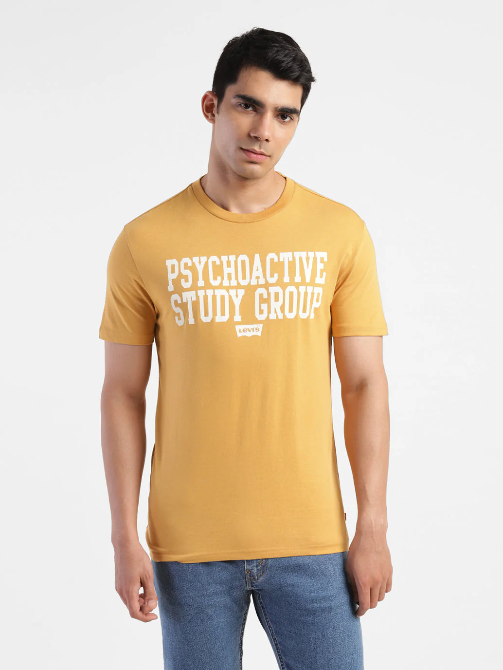 Men's Typographic Slim Fit T-shirt - Image 2