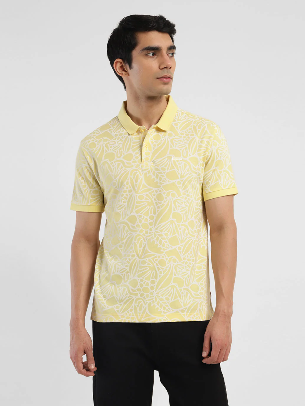 Men's Printed Polo T-shirt - Image 2