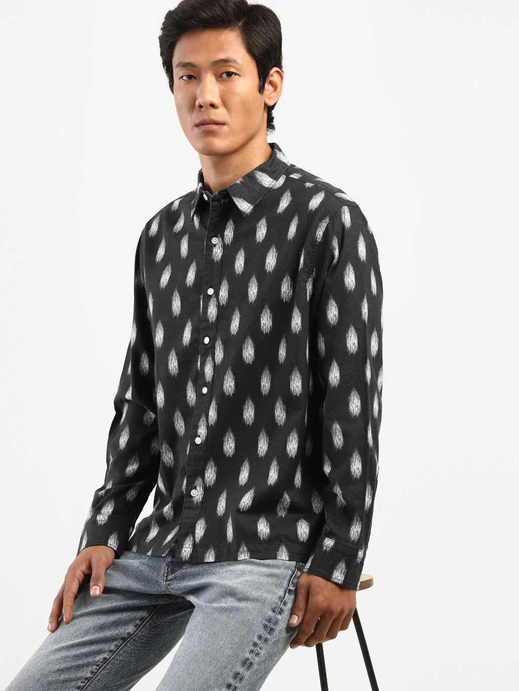 Men's Printed Regular Fit Shirt - Image 6