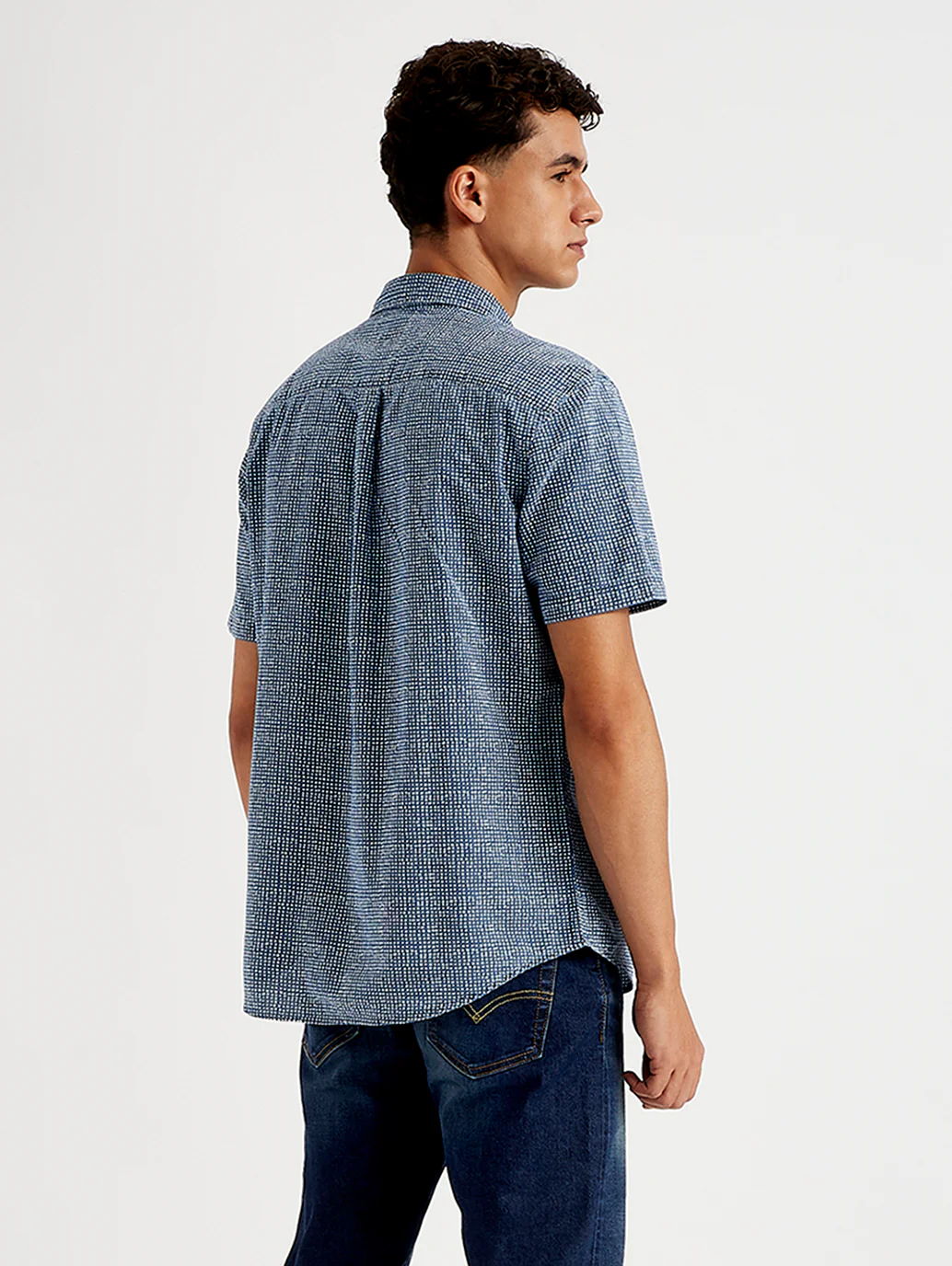 Men's Printed Slim Fit Shirt - Image 4