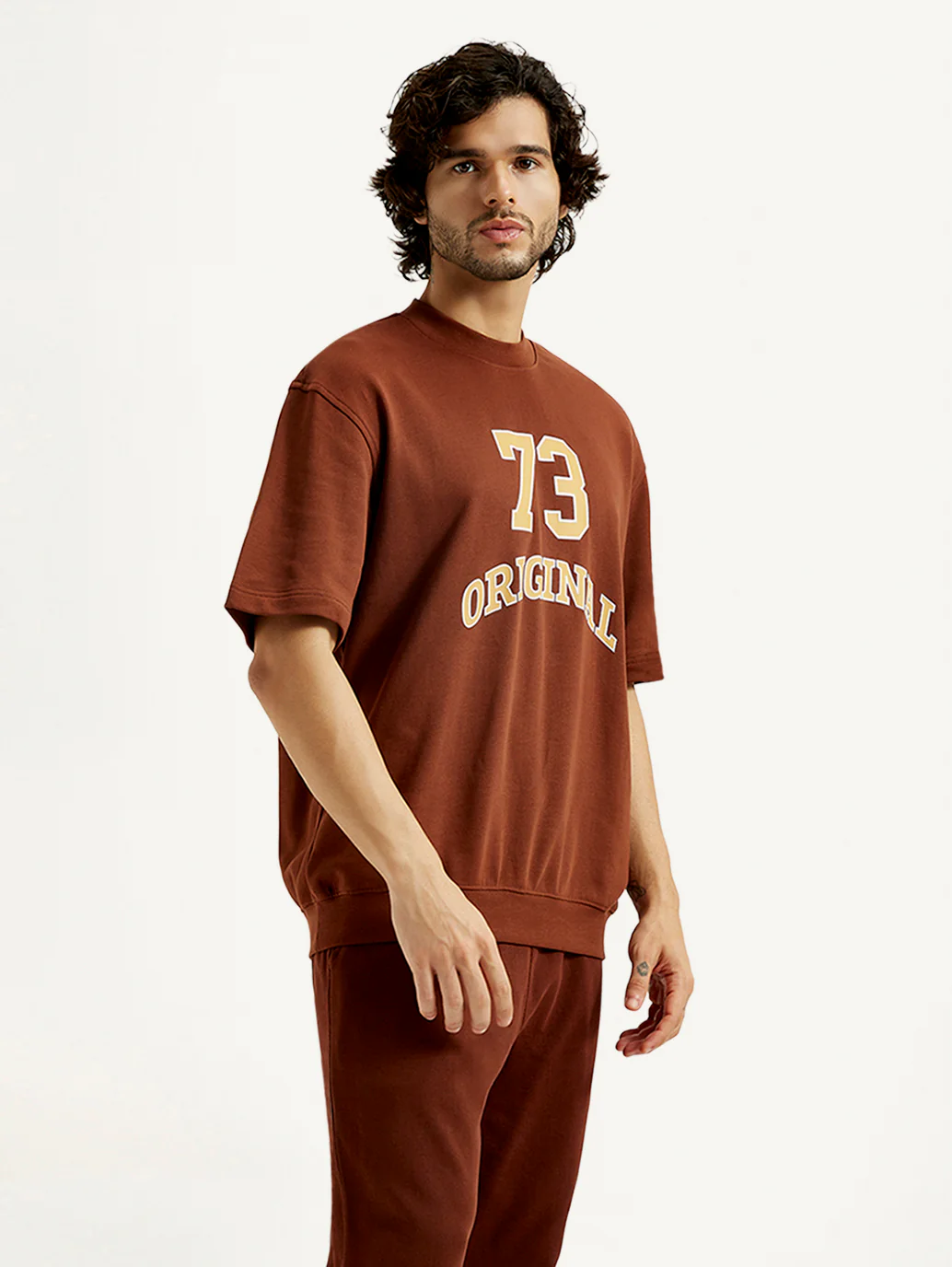 Men's Printed Round Neck Sweatshirt - Image 4