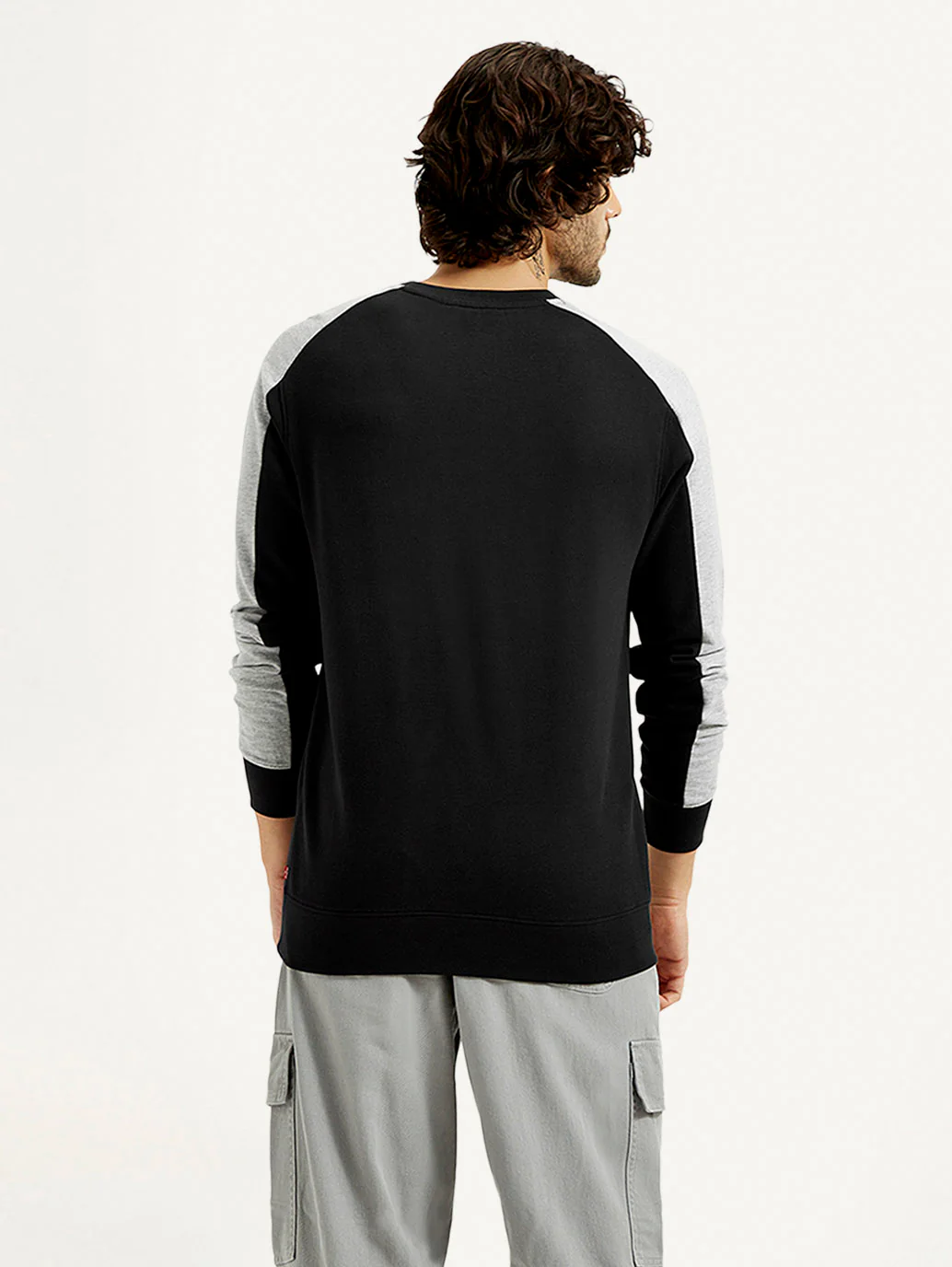 Men's Printed Round Neck Sweatshirt - Image 3
