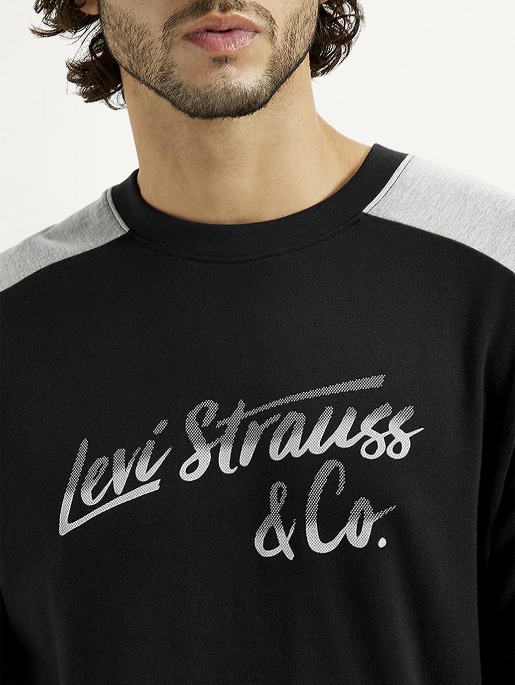 Men's Printed Round Neck Sweatshirt - Image 4