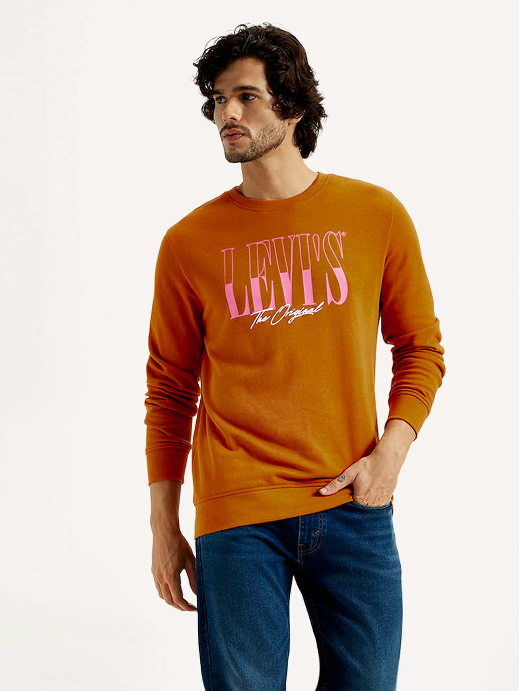 Men's Printed Round Neck Sweatshirt - Image 5