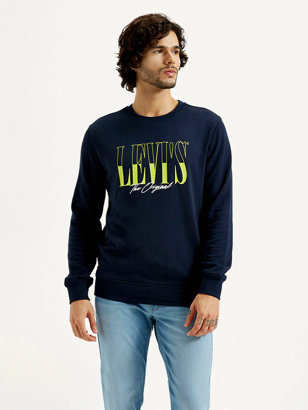 Men's Printed Round Neck Sweatshirt - Image 2