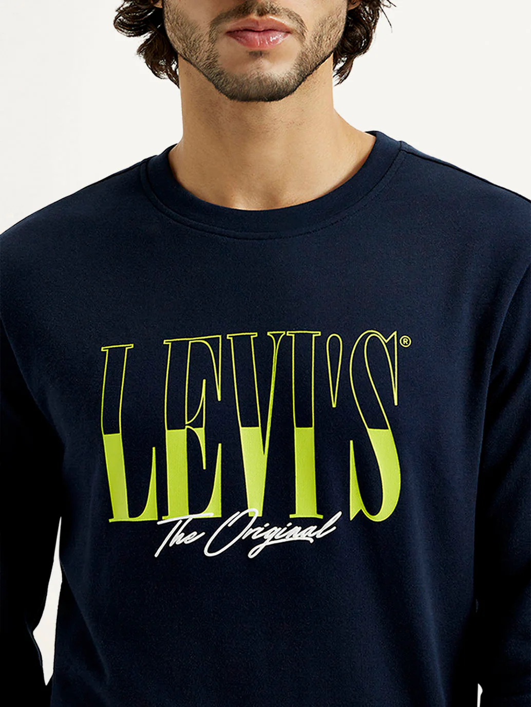 Men's Printed Round Neck Sweatshirt - Image 3