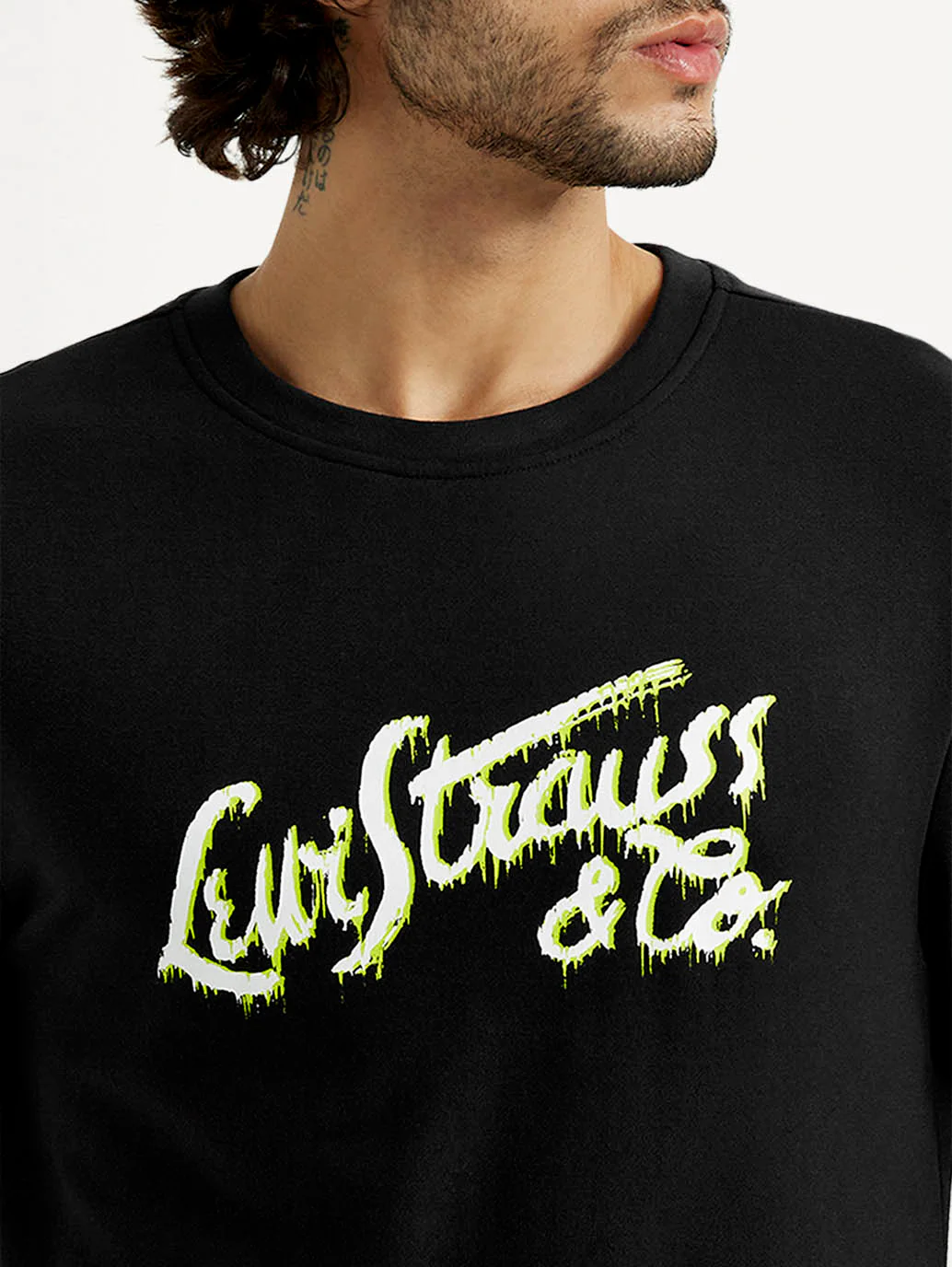 Men's Printed Round Neck Sweatshirt - Image 3