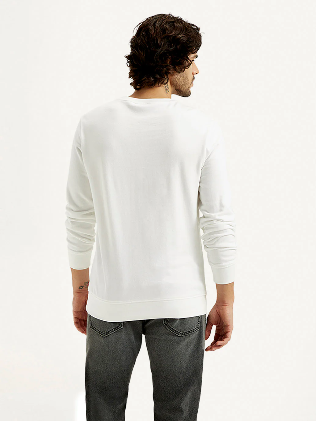 Men's Printed Round Neck Sweatshirt - Image 2