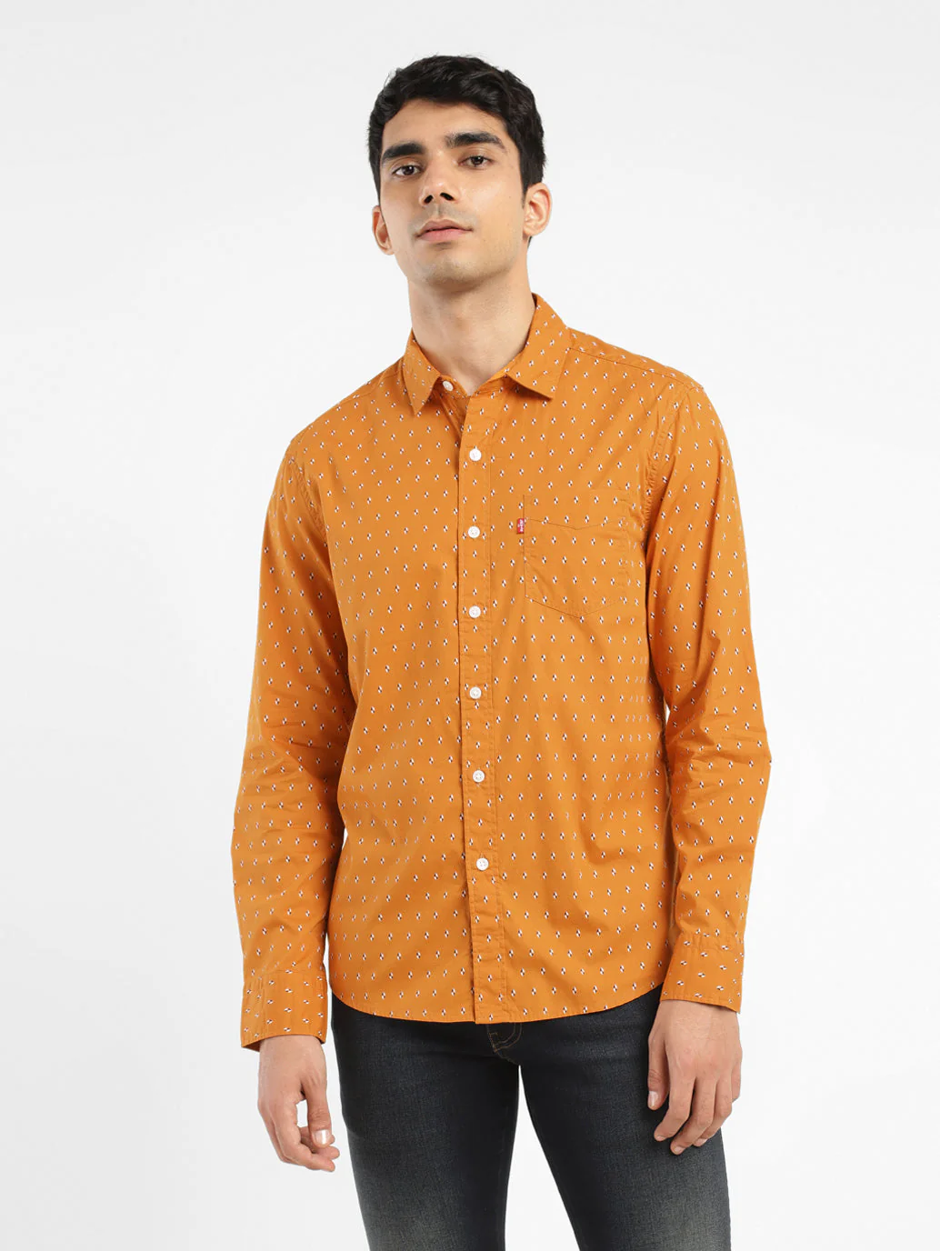 Men's Printed Slim Fit Shirt - Image 2