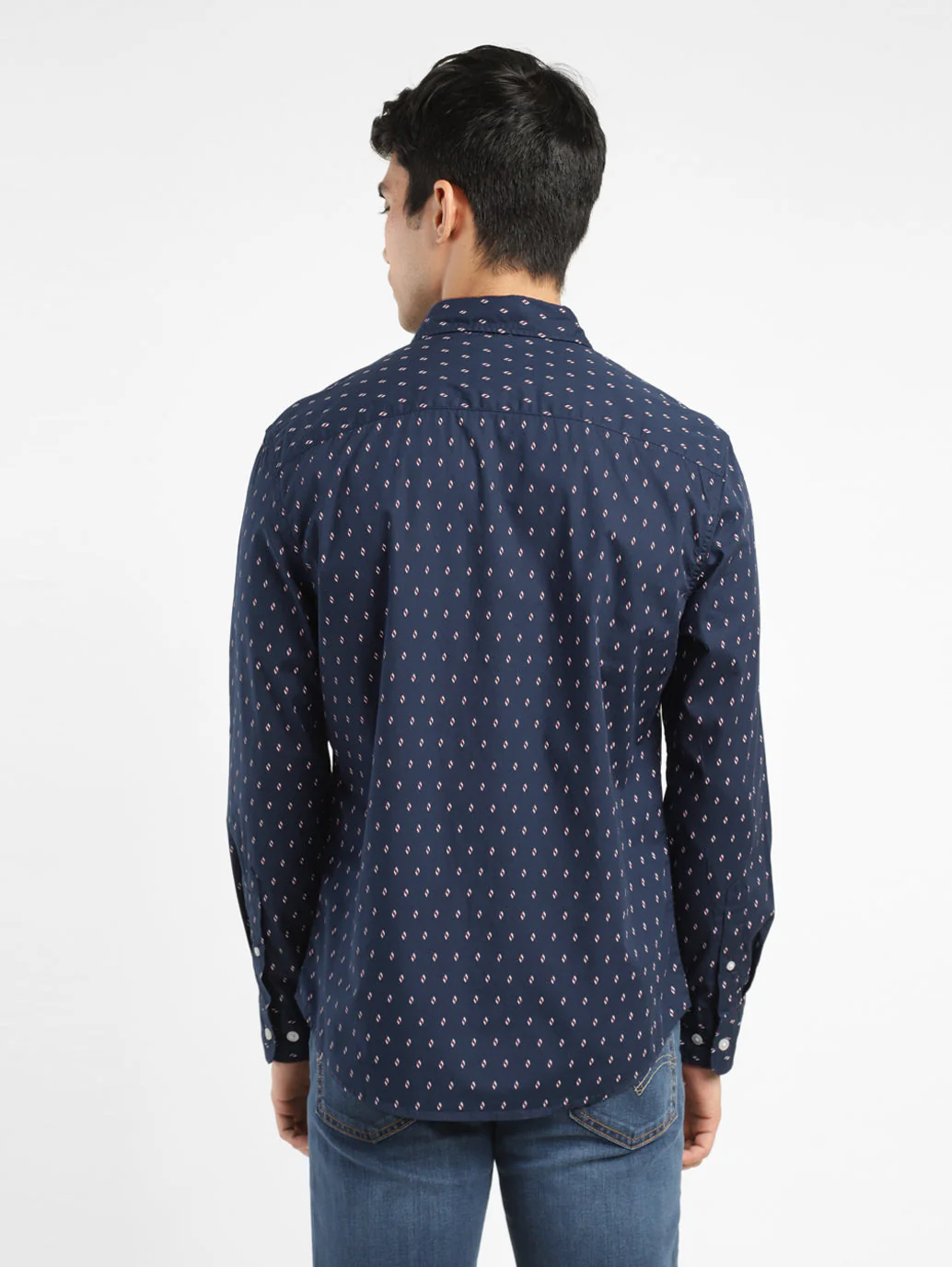 Men's Printed Slim Fit Shirt - Image 3