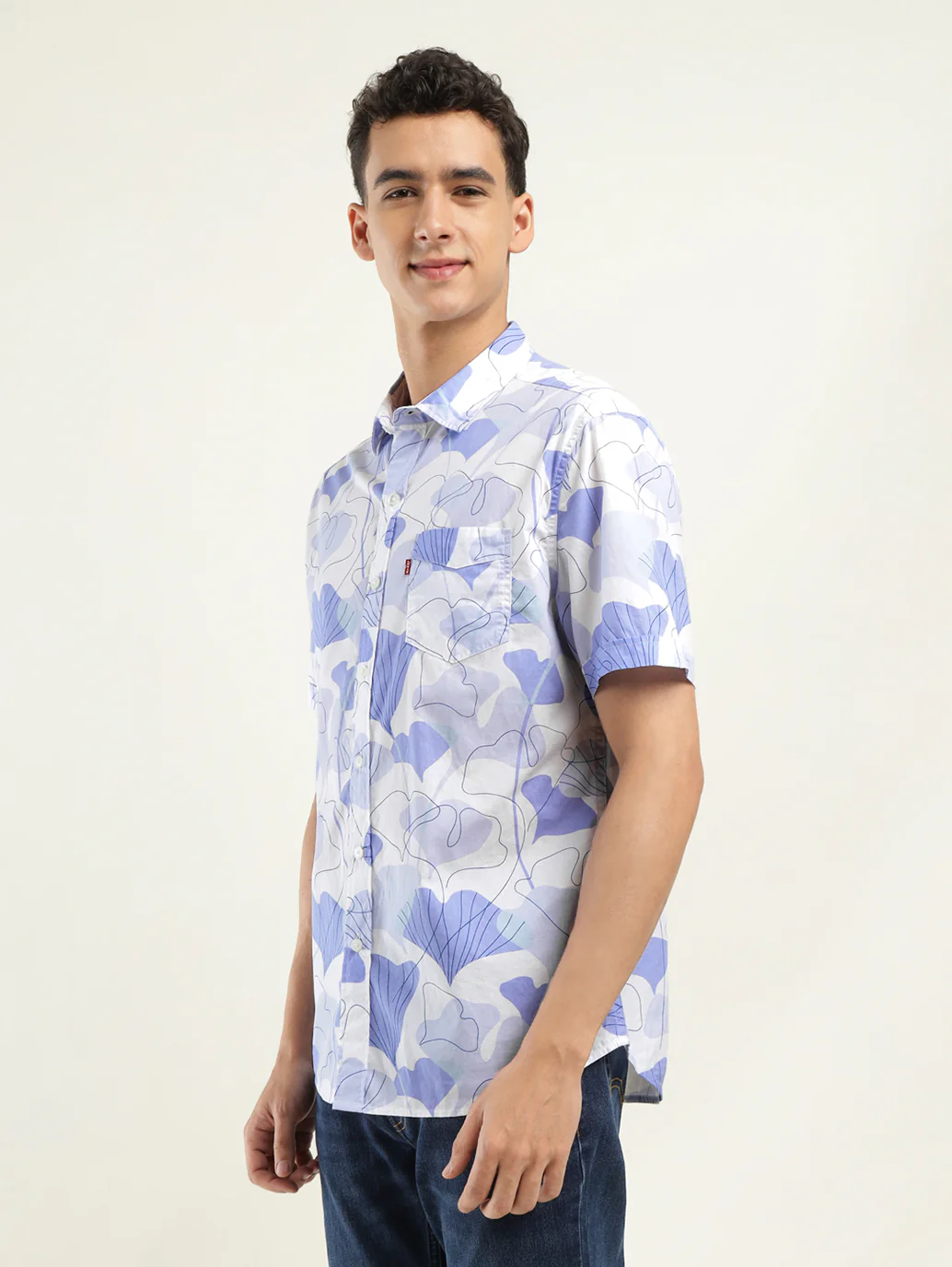 Men's Printed Slim Fit Shirt - Image 5