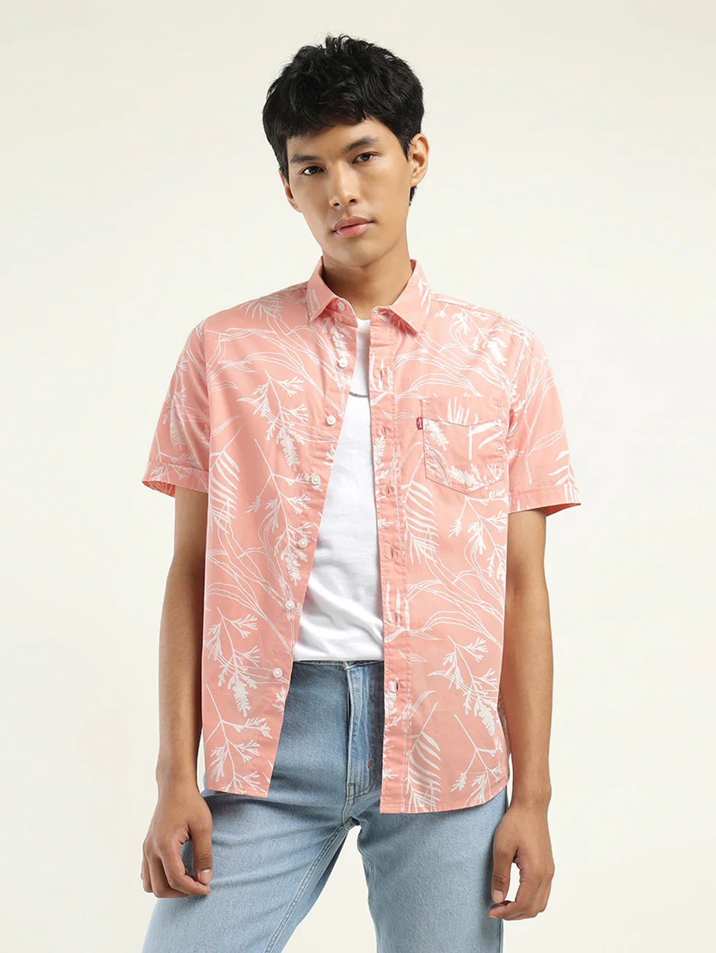 Men's Printed Slim Fit Shirt