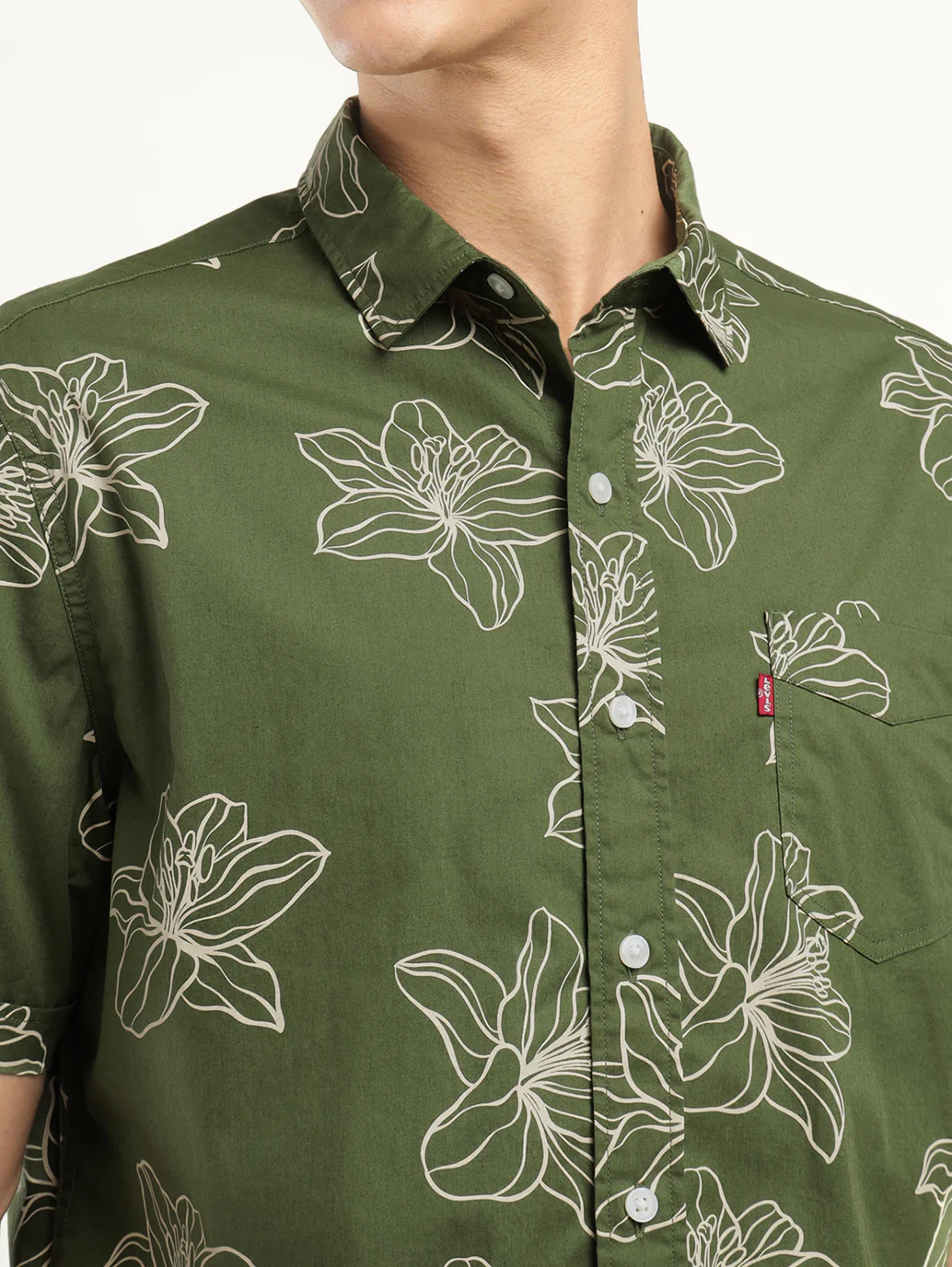 Men's Printed Slim Fit Shirt - Image 4