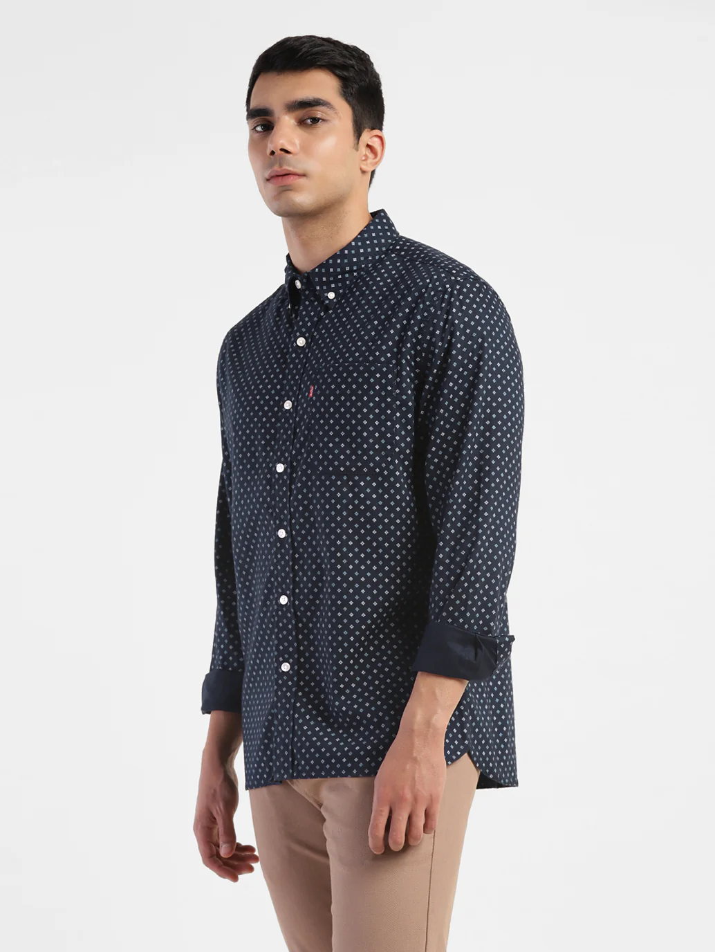 Men's Printed Slim Fit Shirt - Image 3