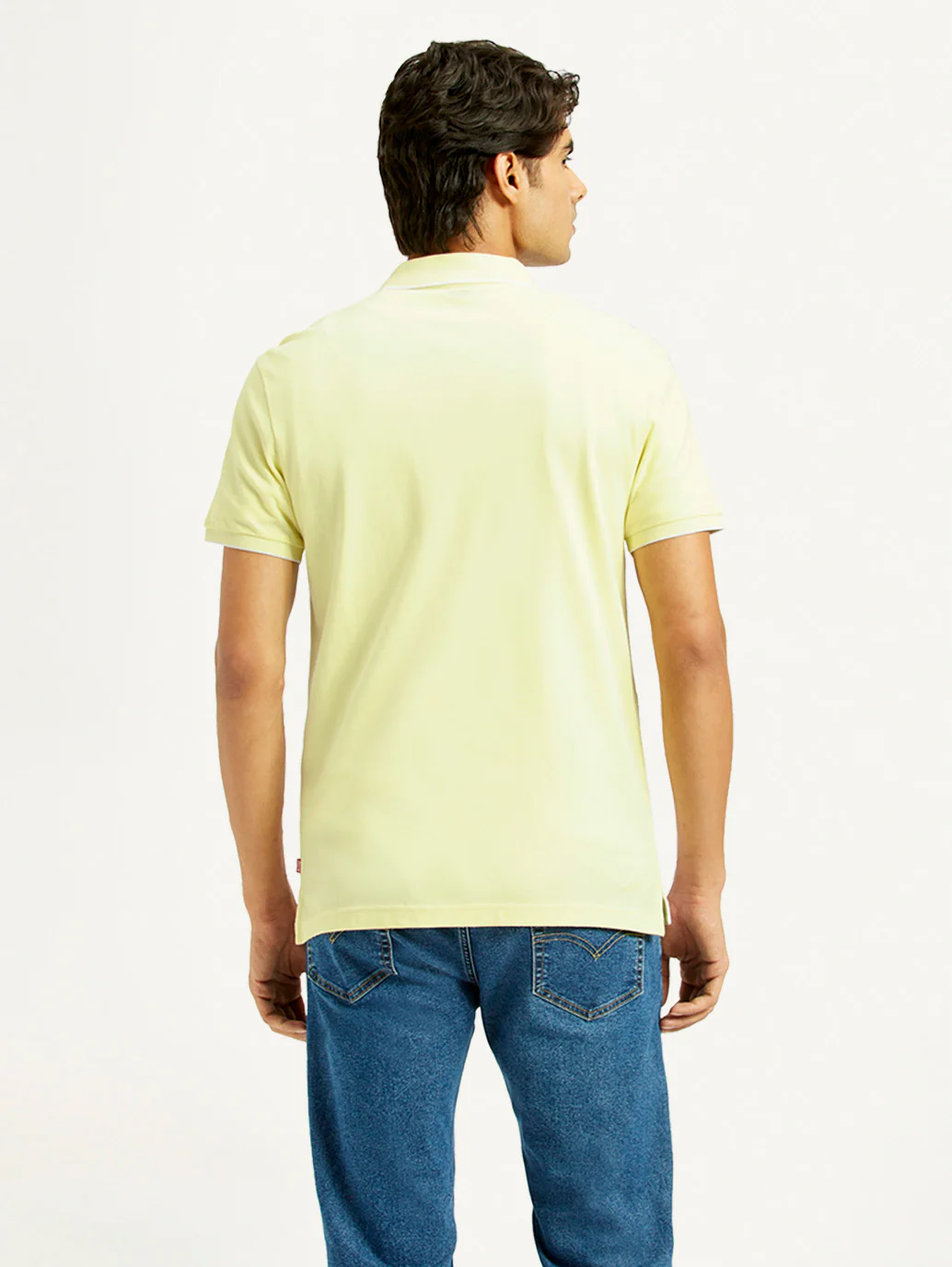 Men's Pure Cotton Slim Fit Polo T-shirt - Image 2