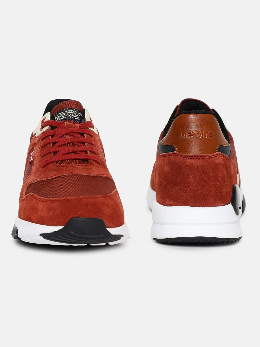 Men's Red Colorblock Shoes - Image 3