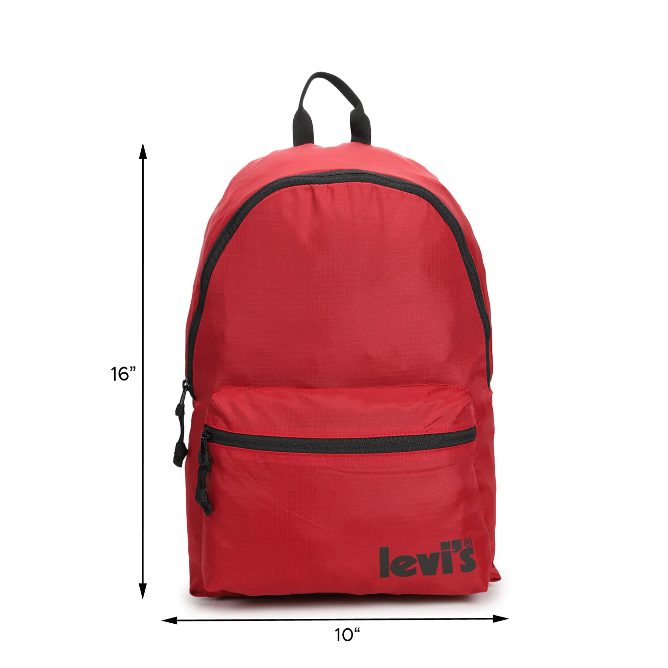 Men's Red Solid Backpack - Image 6