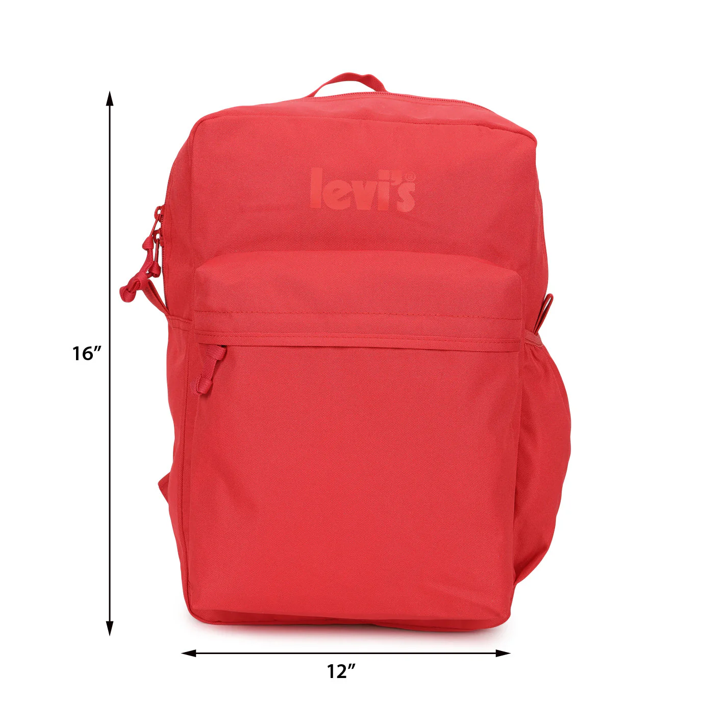 Men's Red Solid Backpack - Image 6