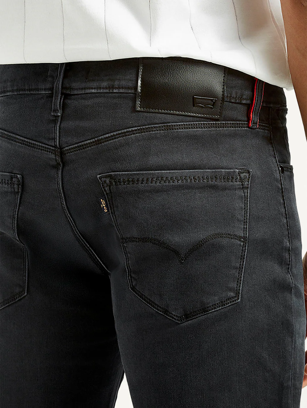 Men's Redloop 511 Charcoal Grey Slim Fit Innovation Stretch Jeans - Image 5