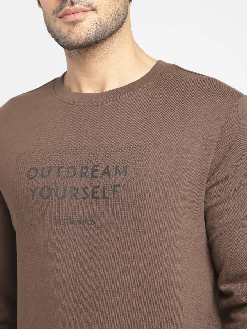 Men's Printed Crew Neck Sweatshirt - Image 5