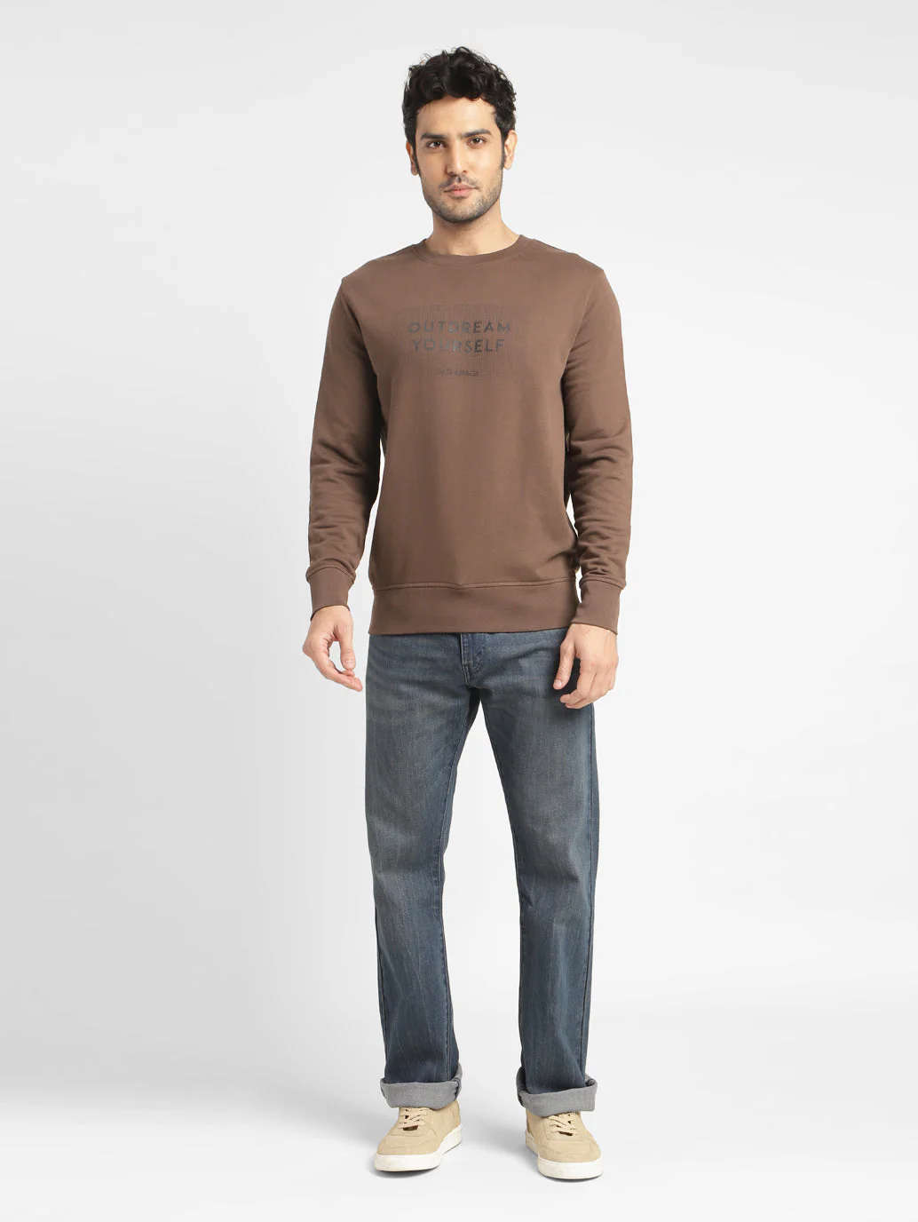 Men's Printed Crew Neck Sweatshirt - Image 6