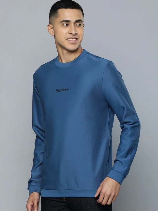 Men's Solid Crew Neck Sweatshirt - Image 2