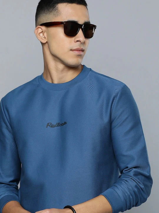 Men's Solid Crew Neck Sweatshirt - Image 3
