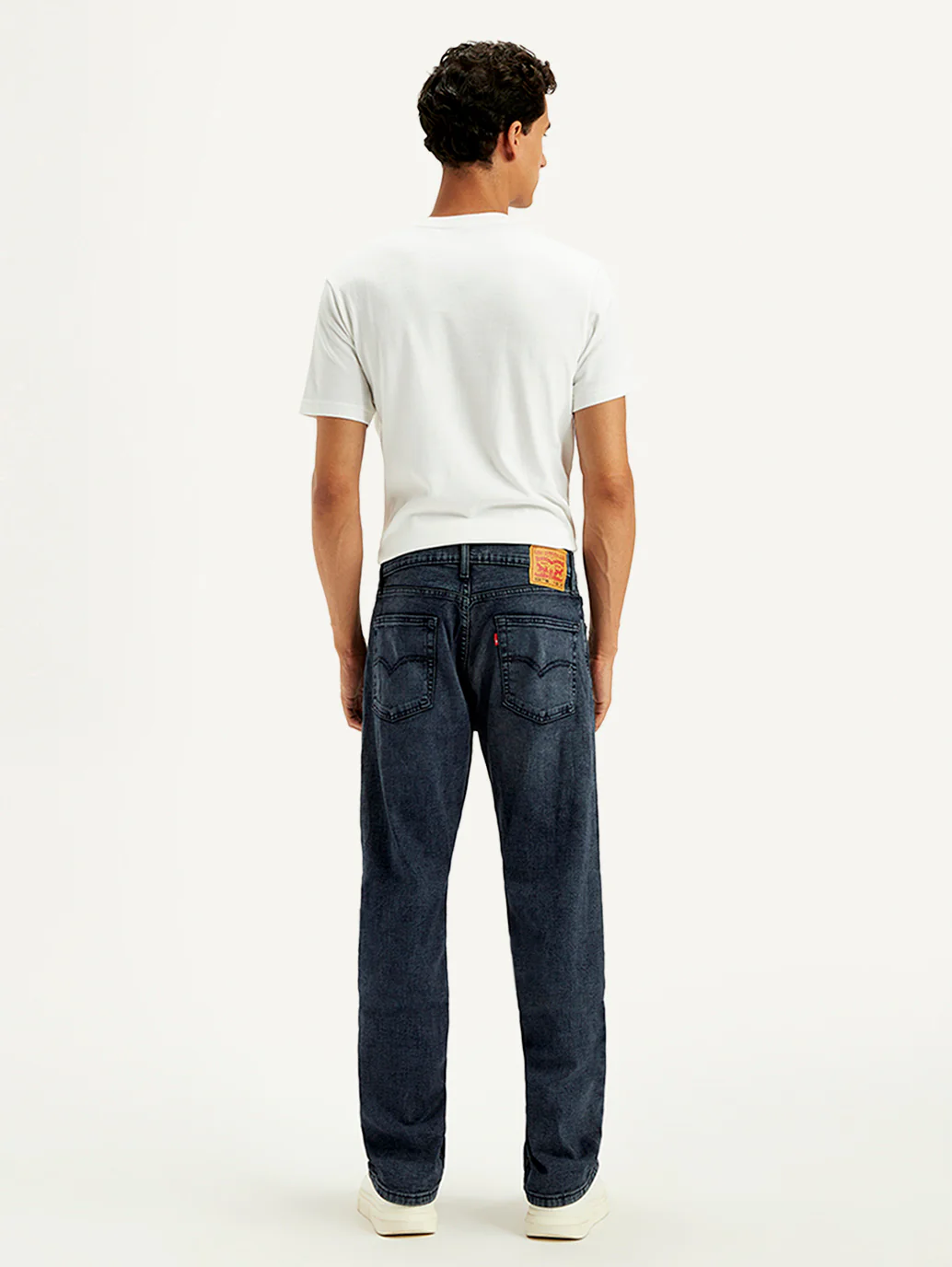 Men's 555'96 Blue Relaxed Straight Fit Mid Rise Jeans - Image 6