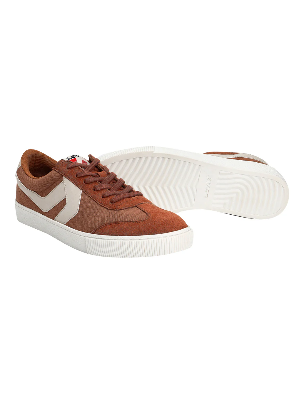 Men's Rust Colorblock Sneakers - Image 3
