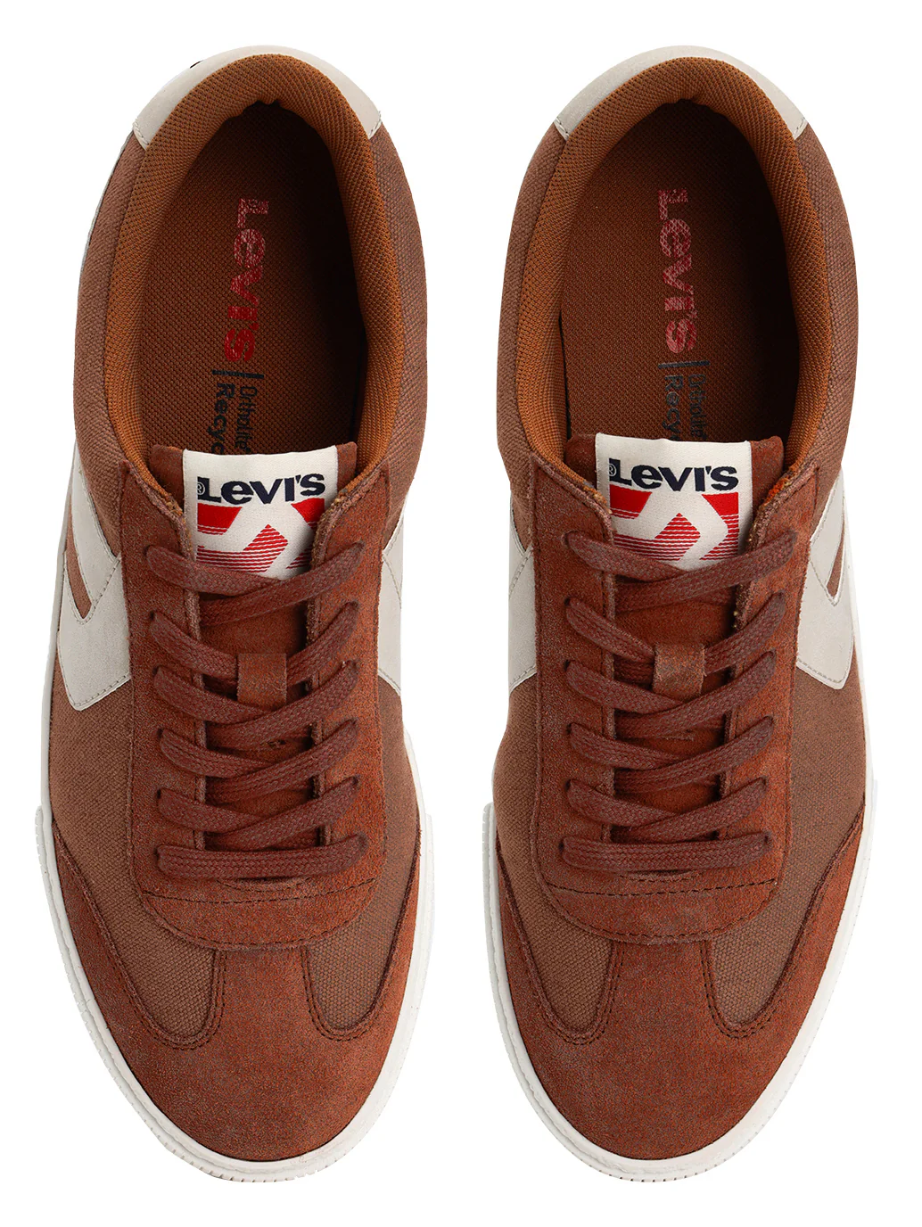Men's Rust Colorblock Sneakers - Image 4