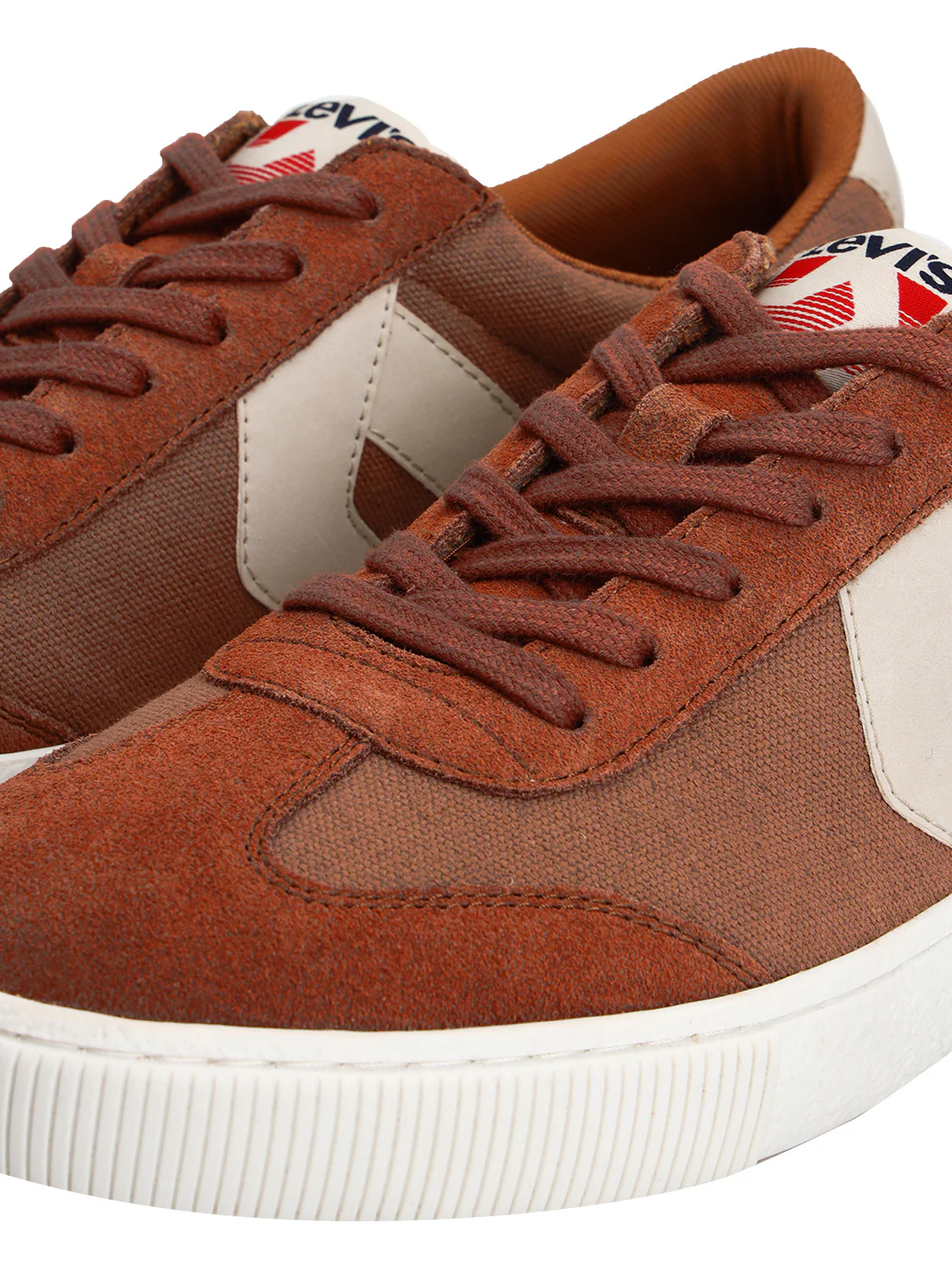 Men's Rust Colorblock Sneakers - Image 6