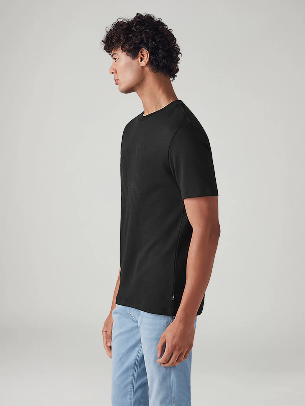 Men's Self-Design Regular Fit Interlock T-Shirt - Image 5