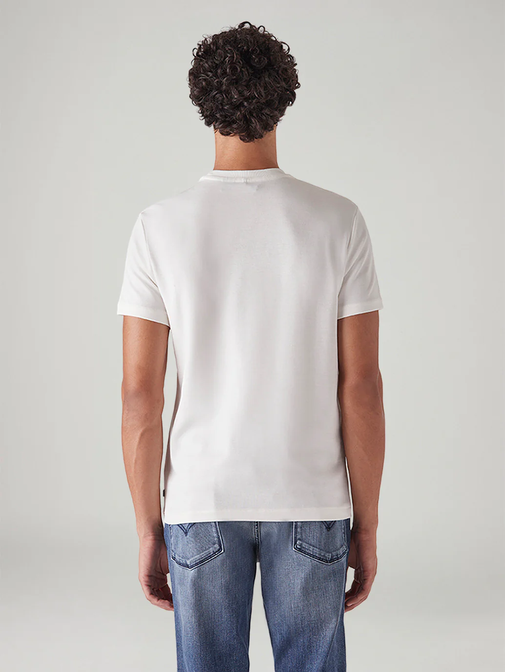 Men's Self Design Regular Fit Interlock T-Shirt - Image 3