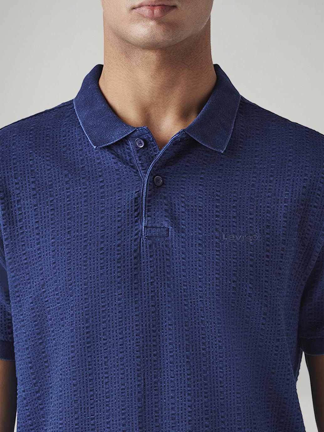 Men's Self-Design Slim Fit Polo T-Shirt - Image 4