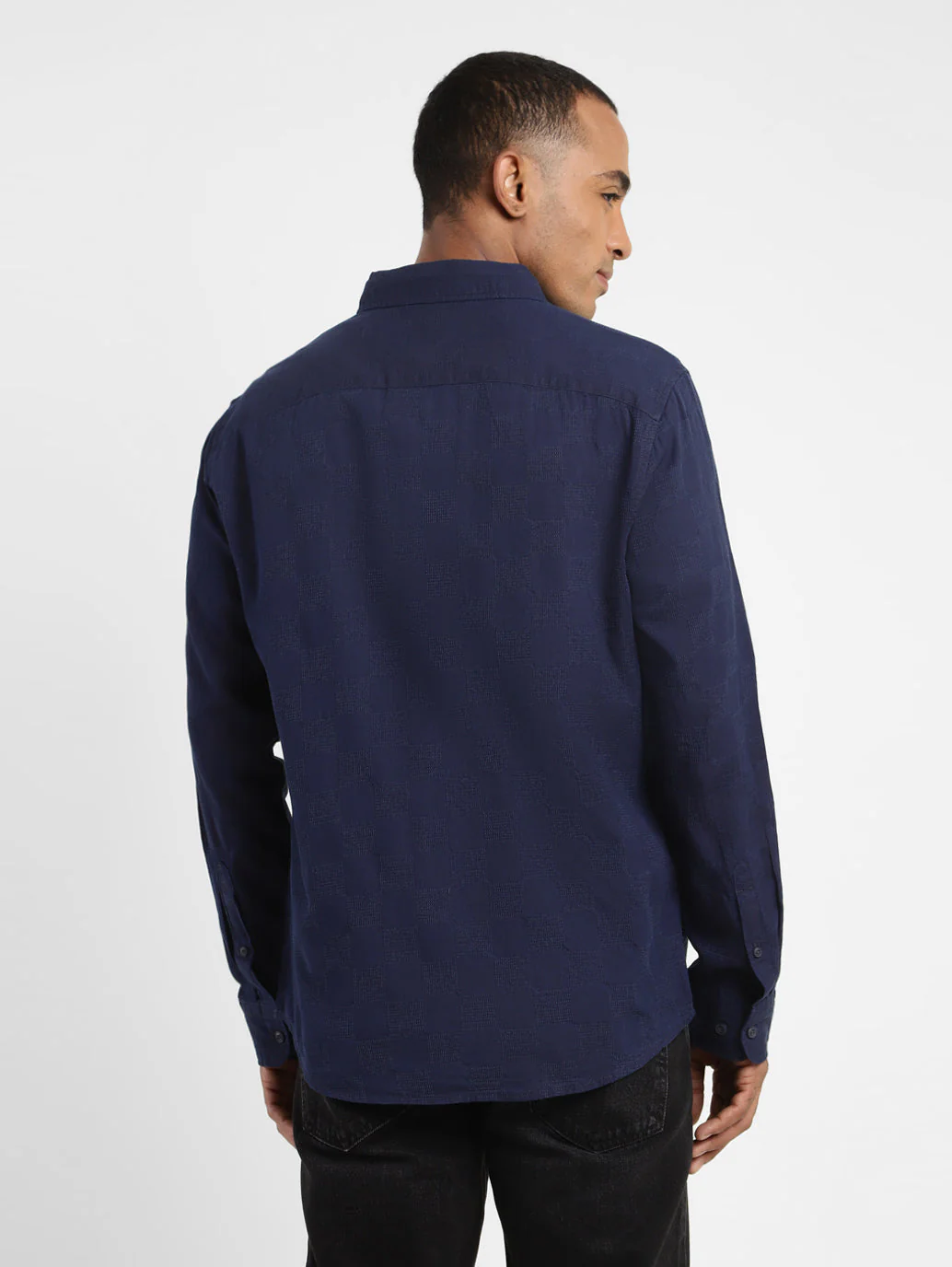 Men's Checkered Slim Fit Shirt - Image 3