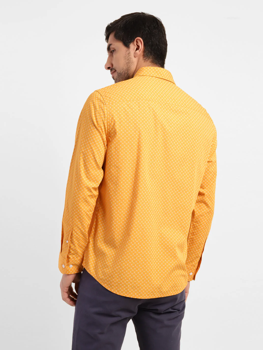 Men's Geometric Print Slim Fit Shirt - Image 3