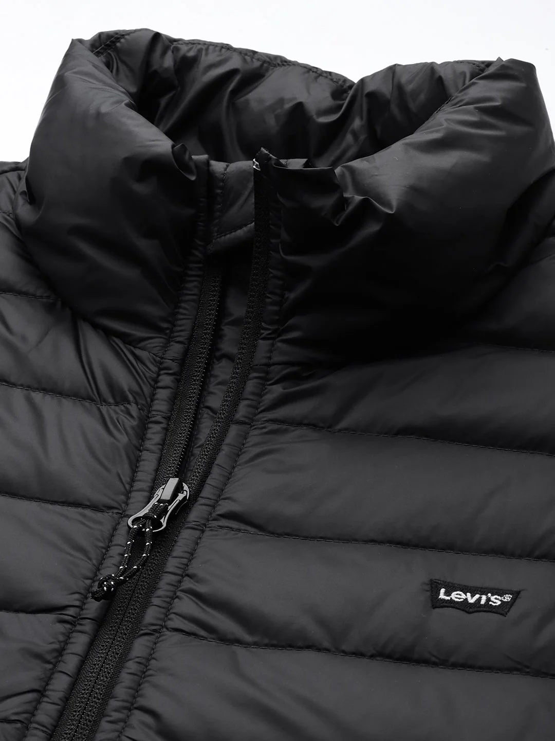 Men's Solid Black Jacket - Image 2