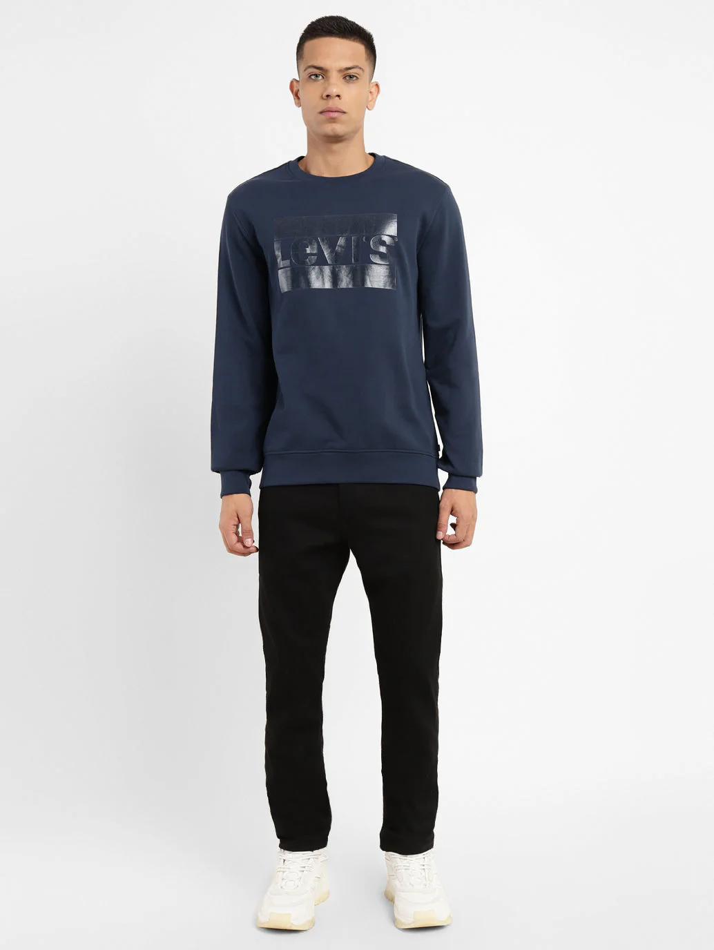 Men's Brand Logo Crew Neck Sweatshirt - Image 6