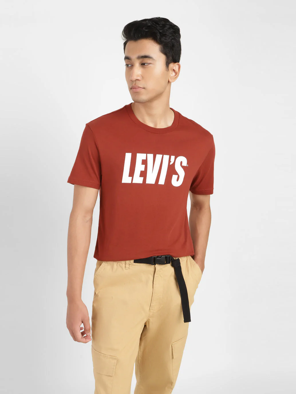 Men's Brand Logo Crew Neck T-shirt - Image 2