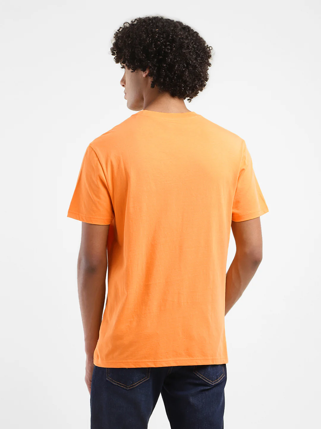 Men's Solid Crew Neck T-Shirt - Image 3