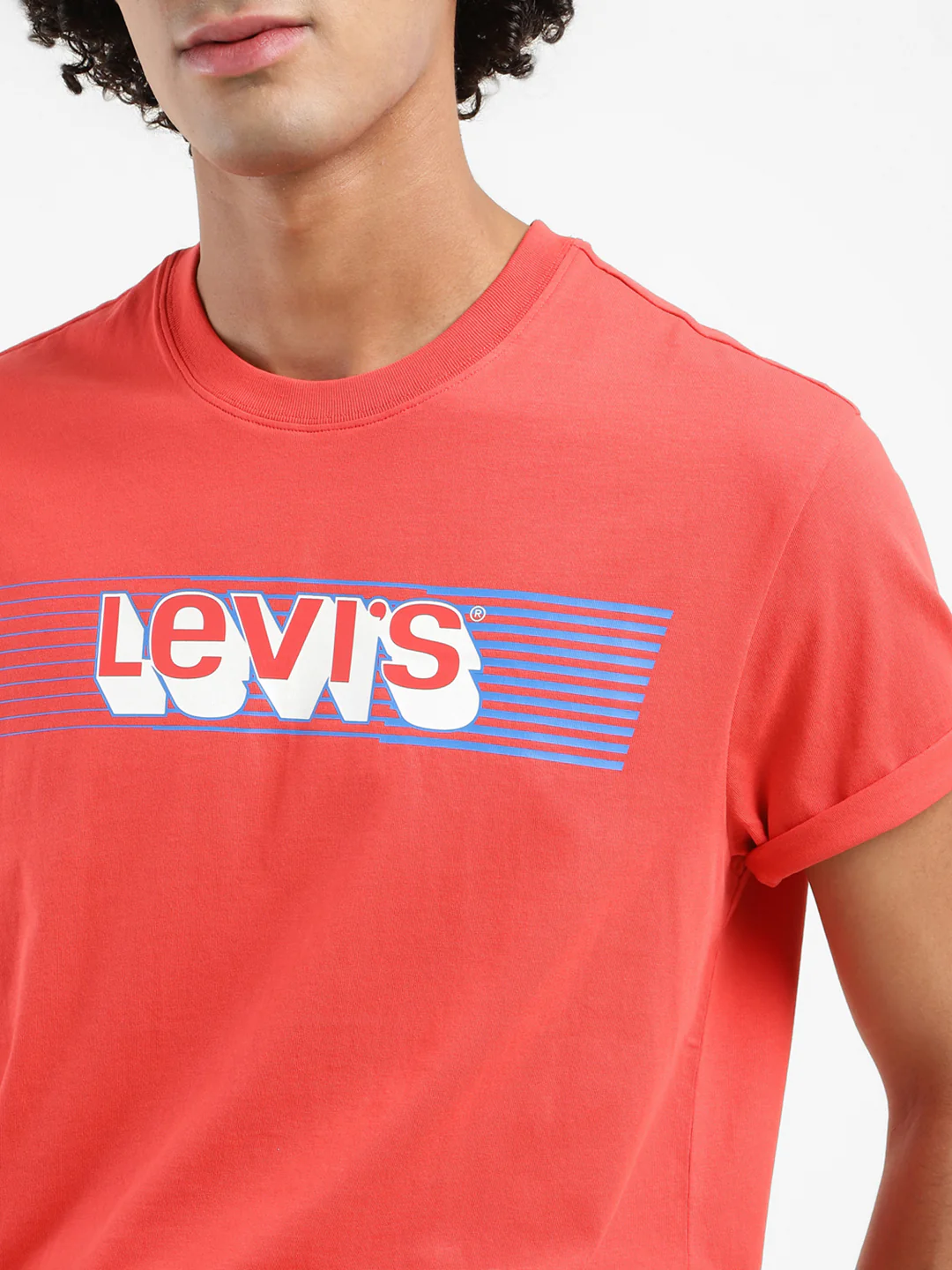 Men's Solid Crew Neck T-Shirt - Image 3