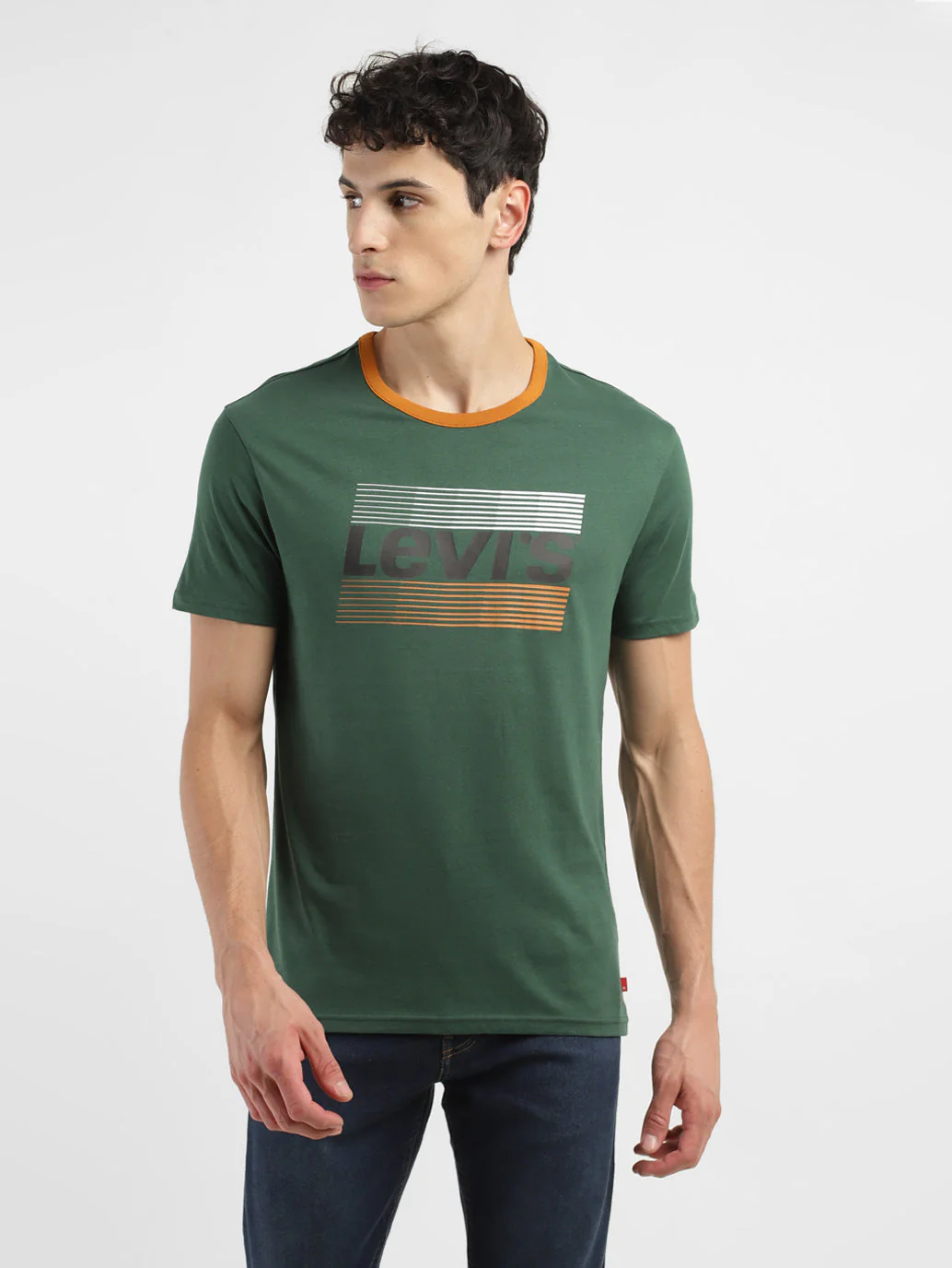 Men's Brand Logo Slim Fit T-shirt - Image 2