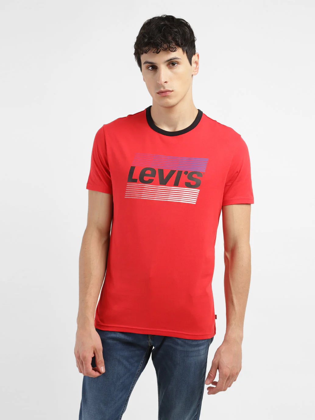Men's Brand Logo Slim Fit T-shirt - Image 2