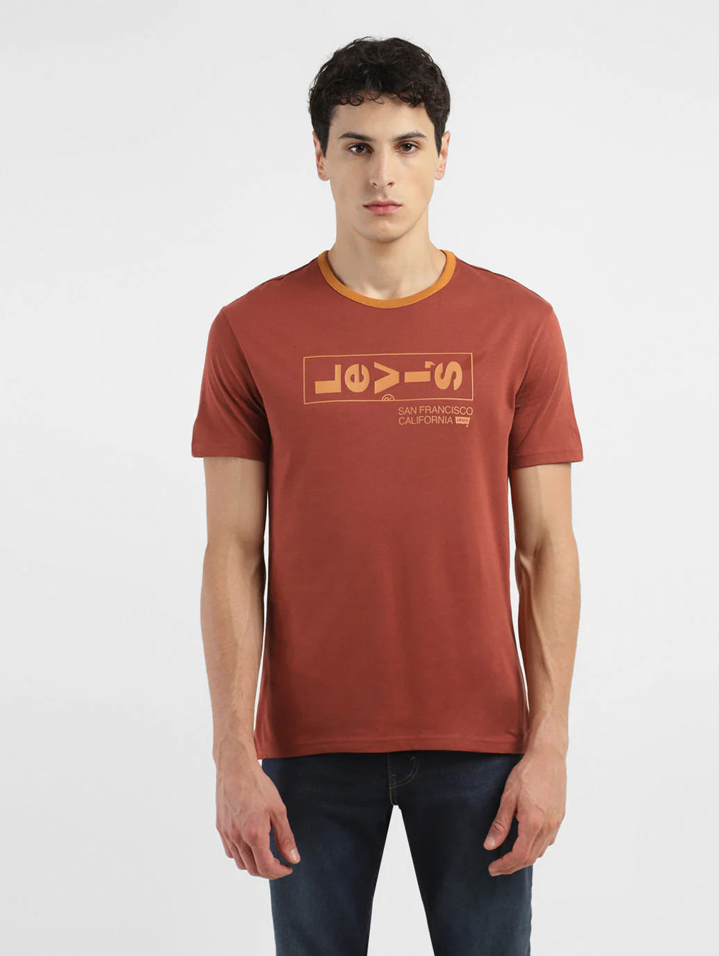 Men's Brand Logo Crew Neck T-shirt - Image 2